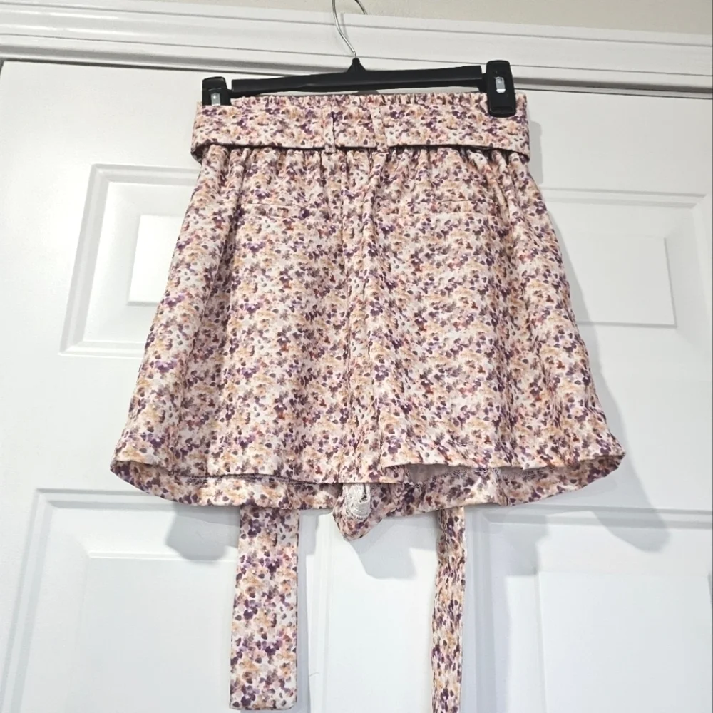 ZARA floral skirt size small